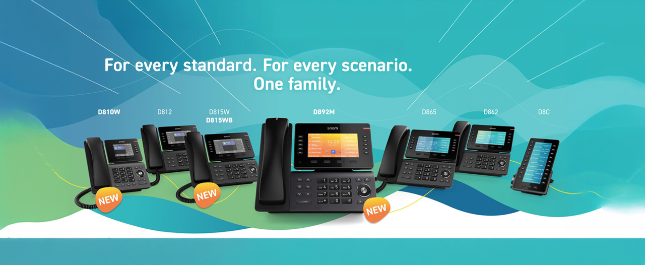 Snom professional IP phones for business communication